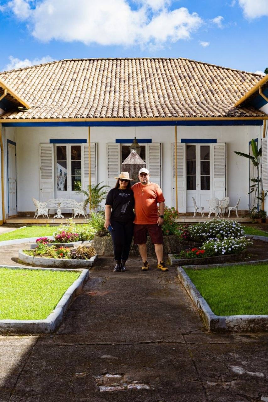 Casarão histórico de fazenda de café no Vale do Café, visita guiada